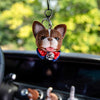 KAG Pet Custom Handmade Pet Portrait Needle Felted Dog Head Car Hanging Ornament